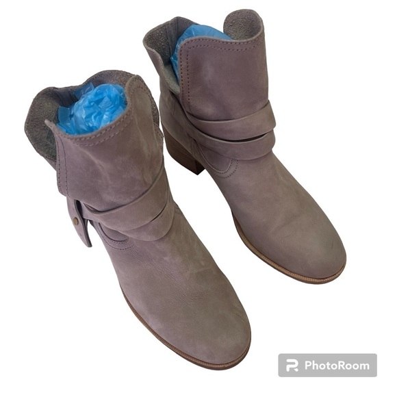 Women's Taupe Ankle Boots - Picture 1 of 9